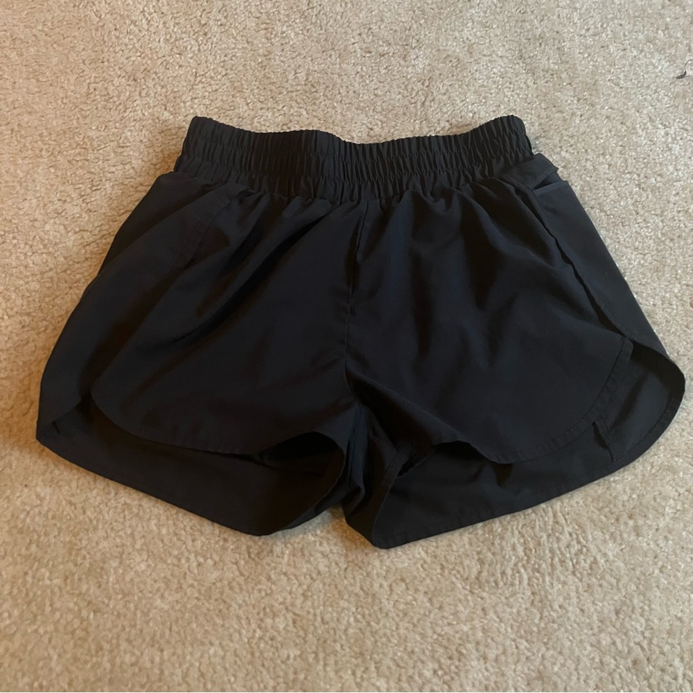 Black running shorts Sz S